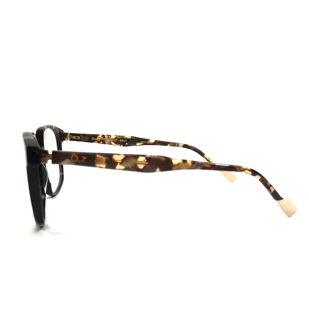Etnia Barcelona Eyeglasses Frames VREELAND BKHV Black Havana Square 53-16-138